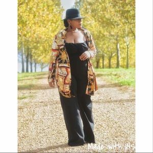 Ruffled Crop Top & Pants Coord